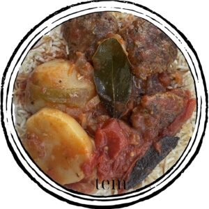 kafta w batata w riz